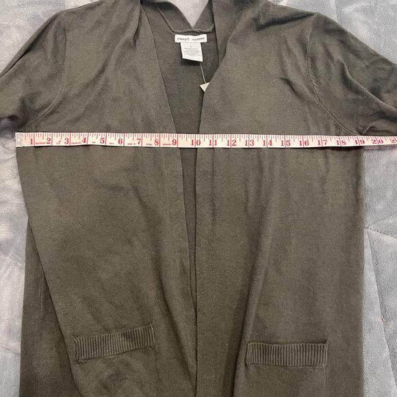 Sweet Romeo NWT Simple Open Drape Long Cardigan Size Small - Picture 11 of 12